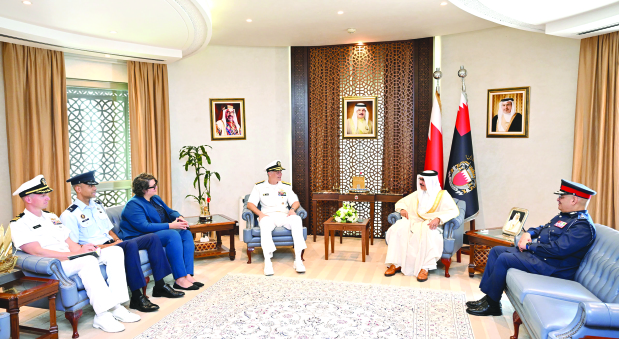 Interior Minister General Shaikh Rashid bin Abdulla Al Khalifa received Vice Admiral Curt Renshaw, Commander of the United States Naval Forces Central Command and Fifth Fleet, on his appointment, in the presence of Public Security chief Lieutenant General Tariq Al Hassan. They discussed areas of co-operation and security co-ordination, in addition to topics of shared interest.